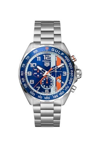 TAG Heuer Formula 1 Chronograph Quartz Stainless Steel / Blue Gulf